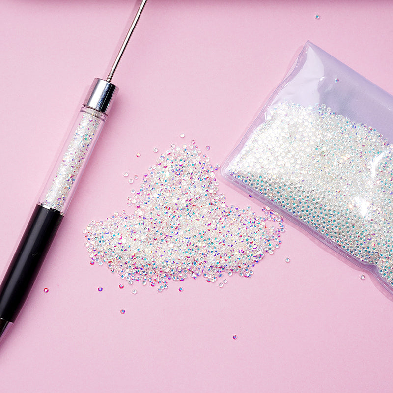 Crystal Tiny Clear Rhinestones, Confetti