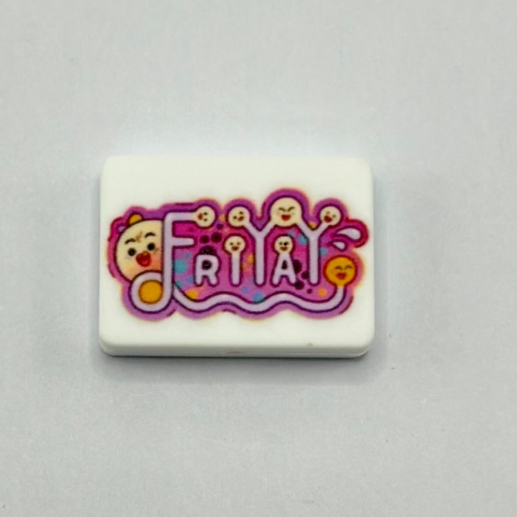 Friday Focus Brilliance Pink Silicone Focal Beads