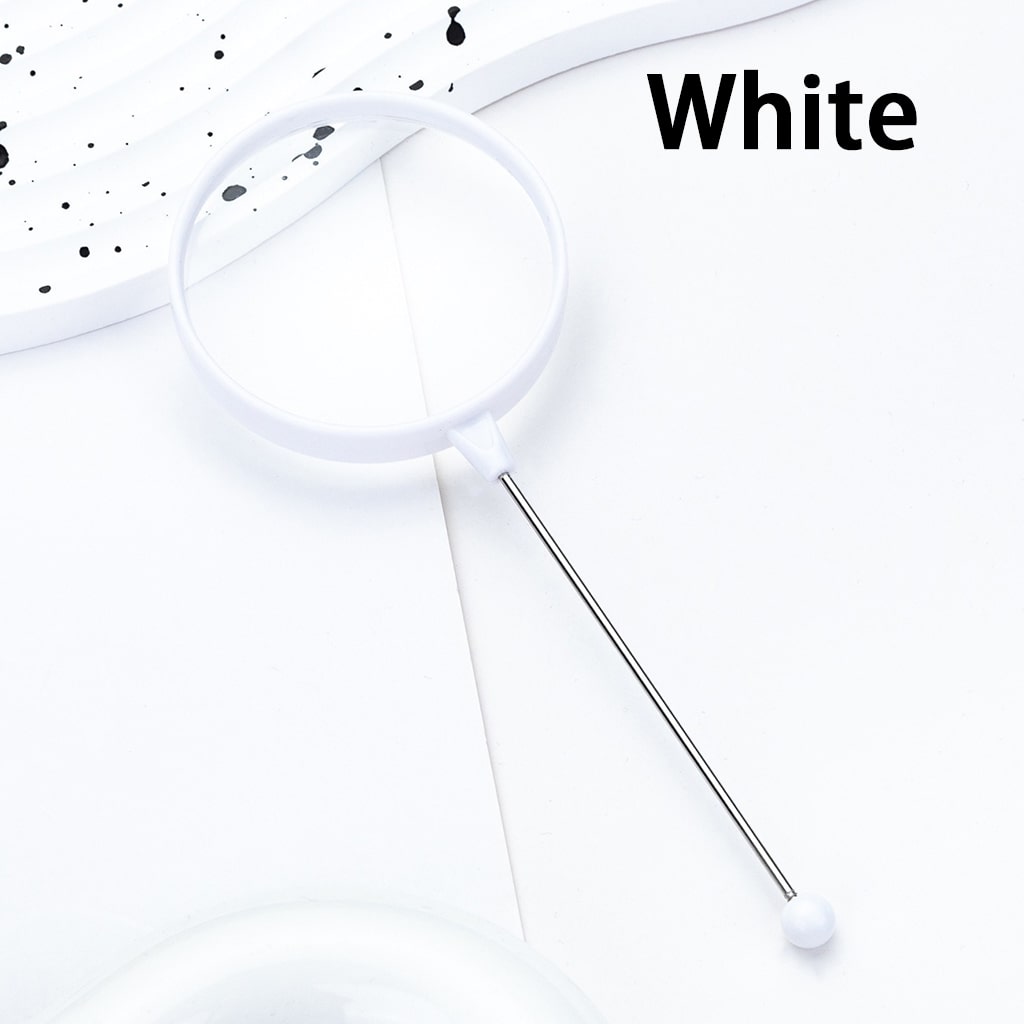 DIY Beadable Decoration Frame Magnifying Glass in Solid Color 164MM