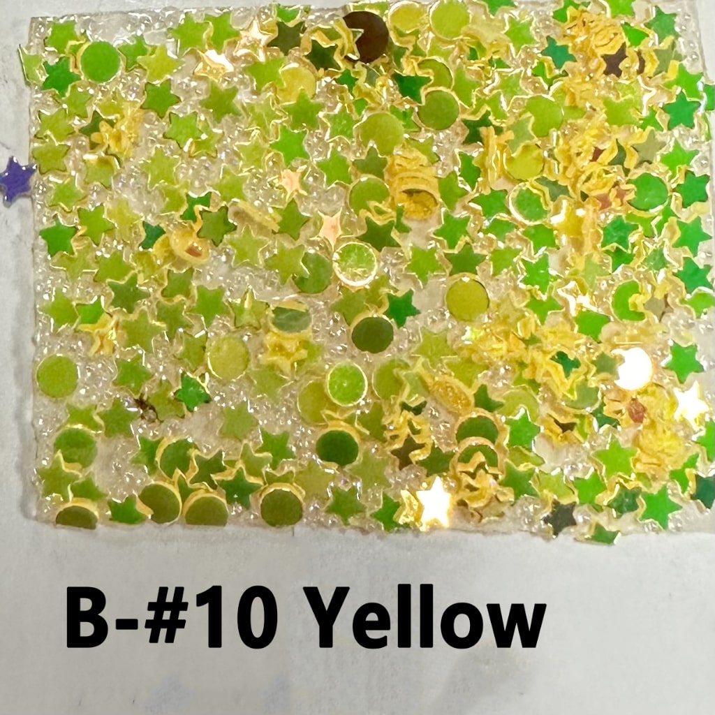 Star Round Shape Flakes for Pen, DIY Bling Bling Wraps Tapes Around 40*28MM, 78pcs in 1 Sheet, Please Read the Description