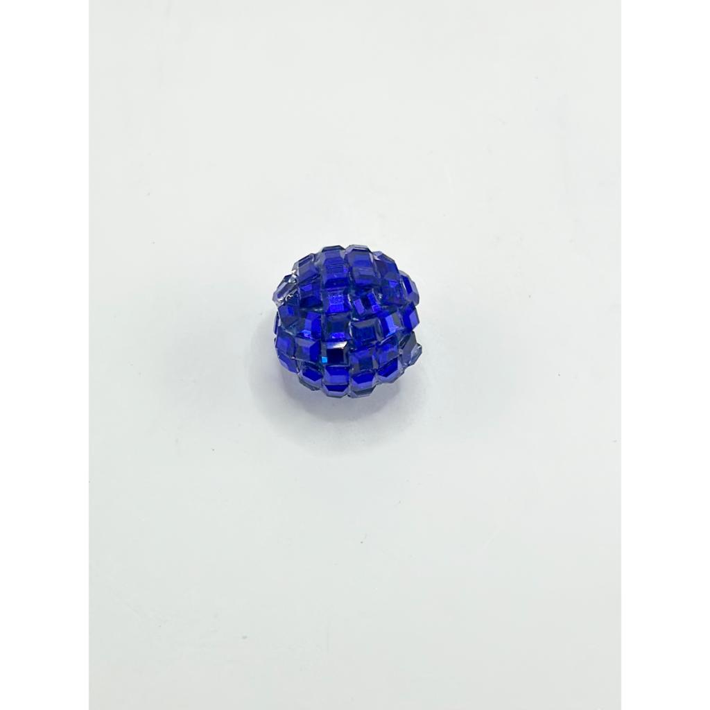 Sparkling Disco Ball Beads, 16mm Acrylic Beads with Crystal Rhinestones, Disco Ball Shape