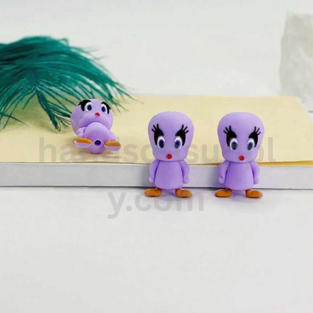 Tweety Bird 3D Cute Vivid Cartoon Silicone Focal Beads