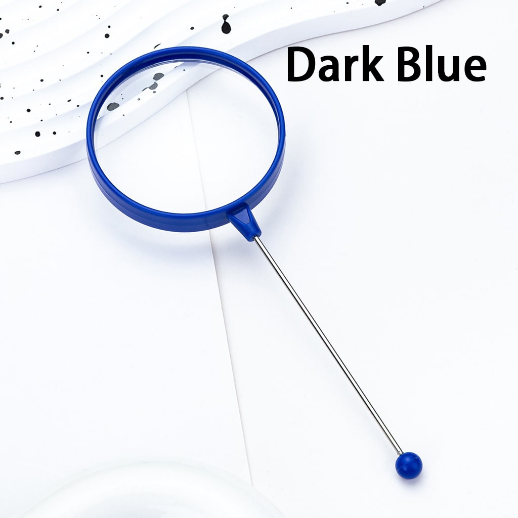 DIY Beadable Decoration Frame Magnifying Glass in Solid Color 164MM