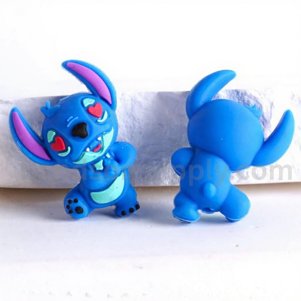 Pikach Lots Bear Alie Disne Pokemo 3D Cute Stitc Toy Stor Silicone Focal Beads