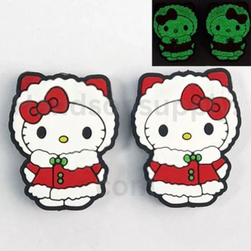 Christmas Costume Sweet Hell Kitt Luminous Silicone Focal Beads