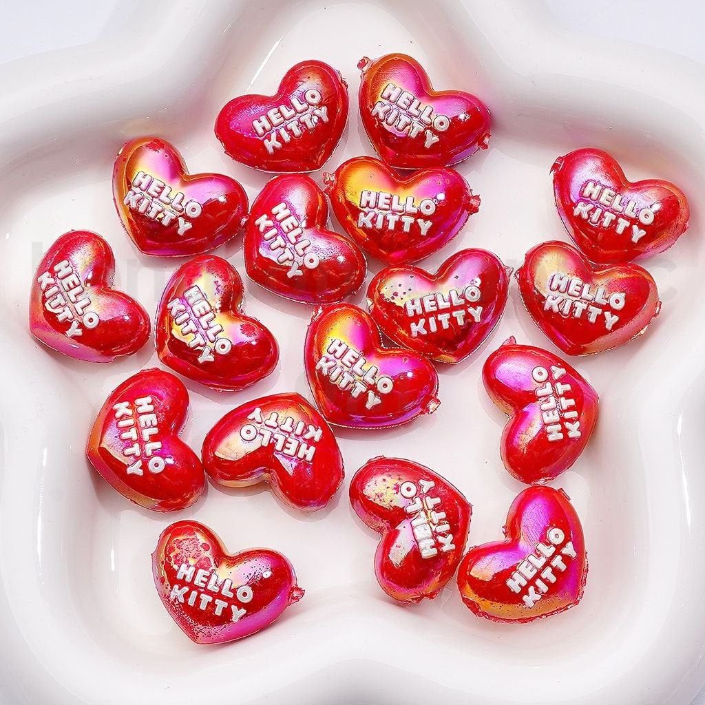 Adorable Kitty Character PVC Beads Soft Style 18*32MM Random Mix