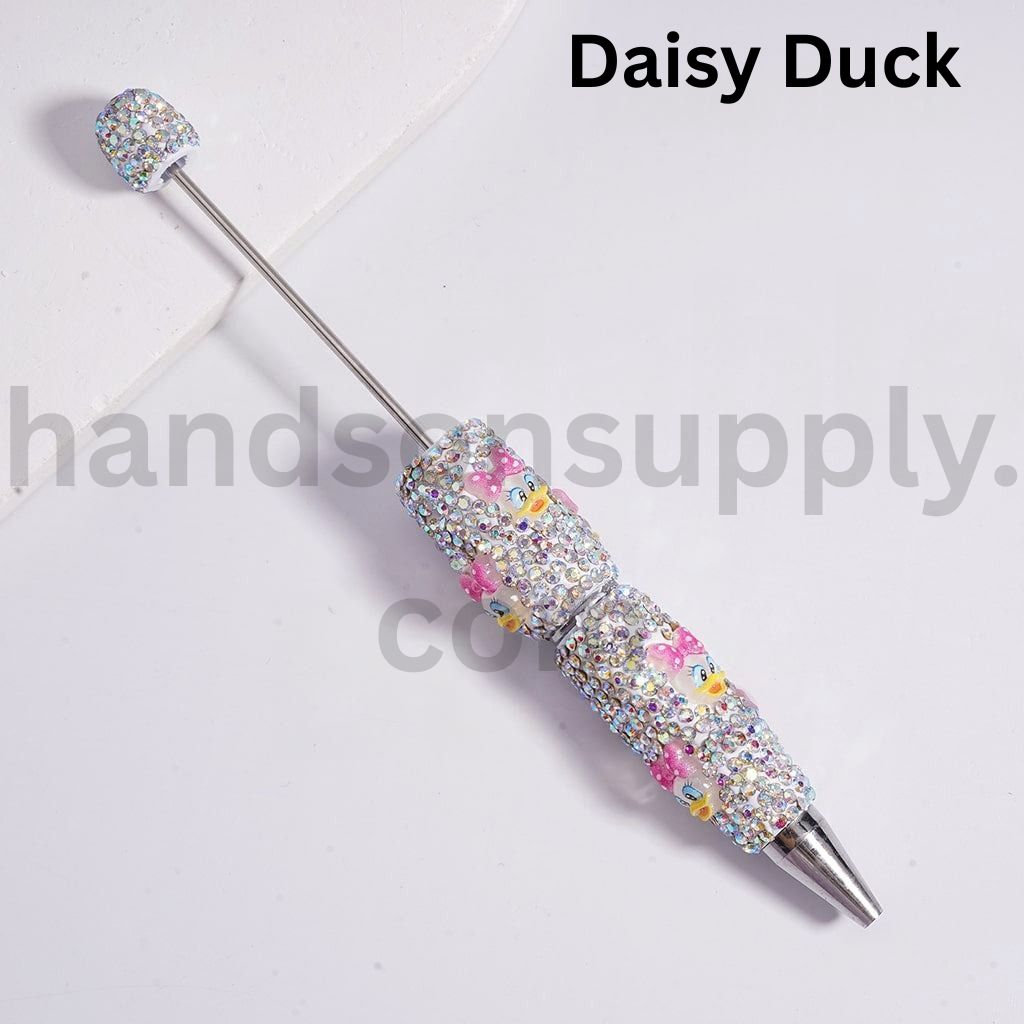 AB Rhinestones Cute Cartoon Sanrio & Friends Charms Hello Kitty, Doraemon, Donald Duck, Minni, Mickey, Kuromi, Wild Fox Beadable Clay Pens