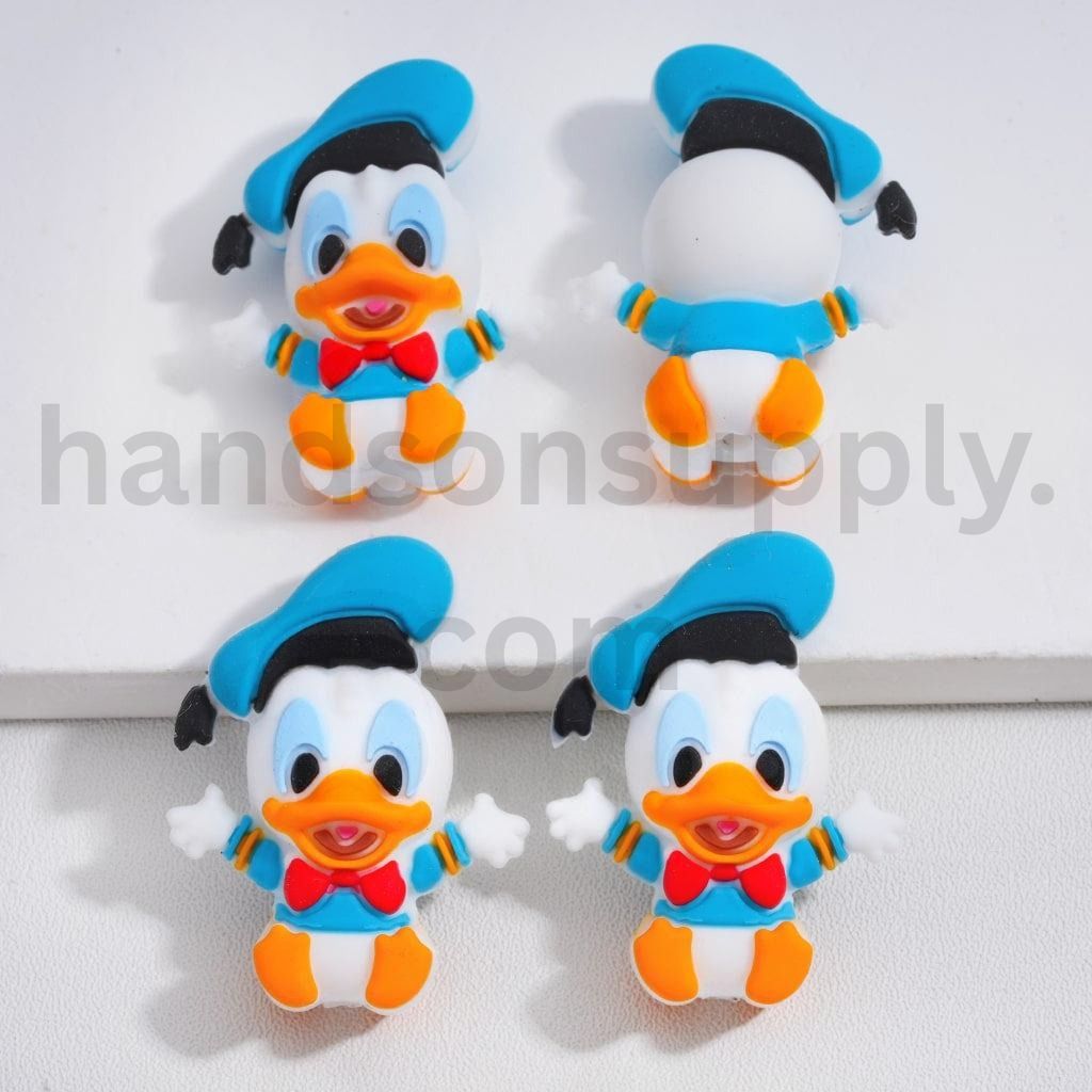 Cute Disney Cartoon Characters Mickey, Minnie Mouse, Donald Duck, Piglet & Winnie the Pooh 3D Silicone Focal Beads