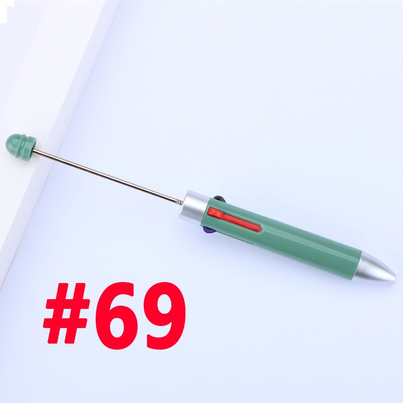 Beaded Multicolor Pens with Four Inks and Colorful pens Refills