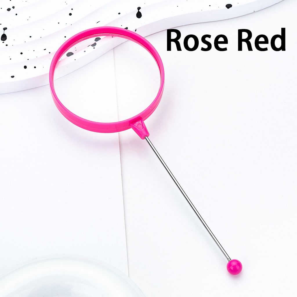 DIY Beadable Decoration Frame Magnifying Glass in Solid Color 164MM