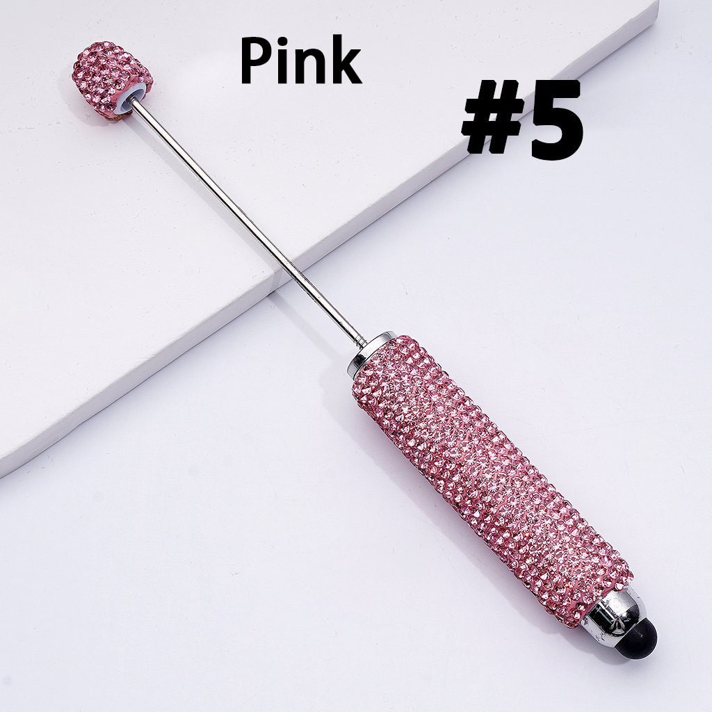 Whimsical Vivid Fruit Series Pens – Beadable Design with Clear Sugar White Accents