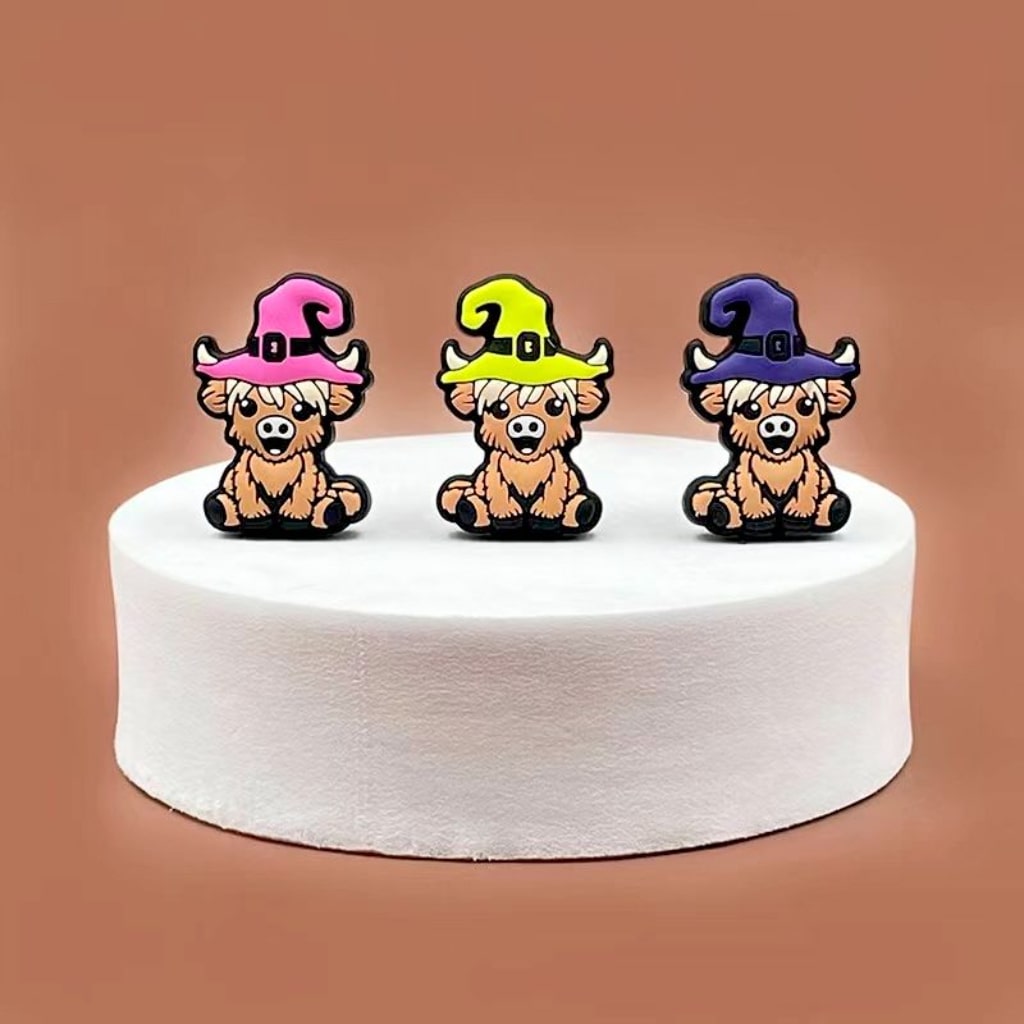 Cow Calf Highland Silicone Focal Beads