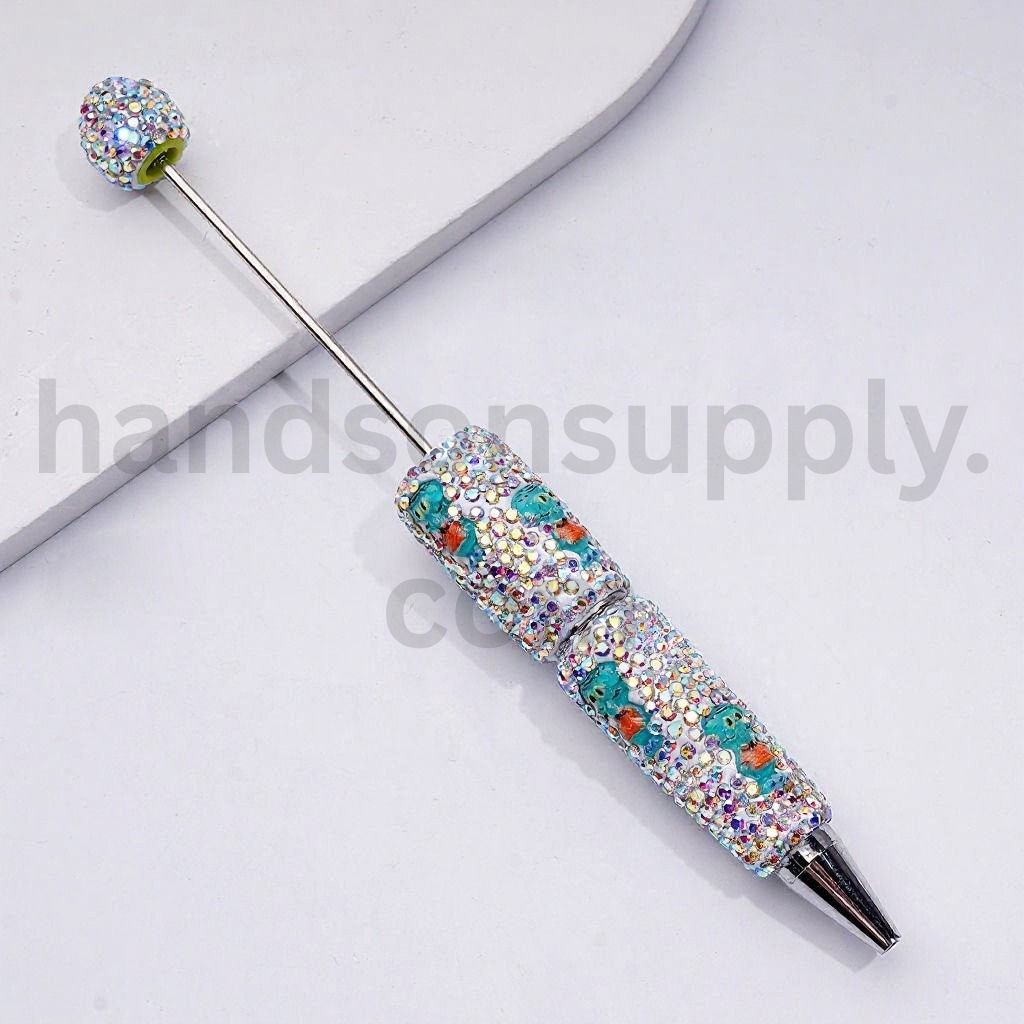 SpongeBob SquarePants Series with Full AB Rhinestone Cover Beadable Clay Pens