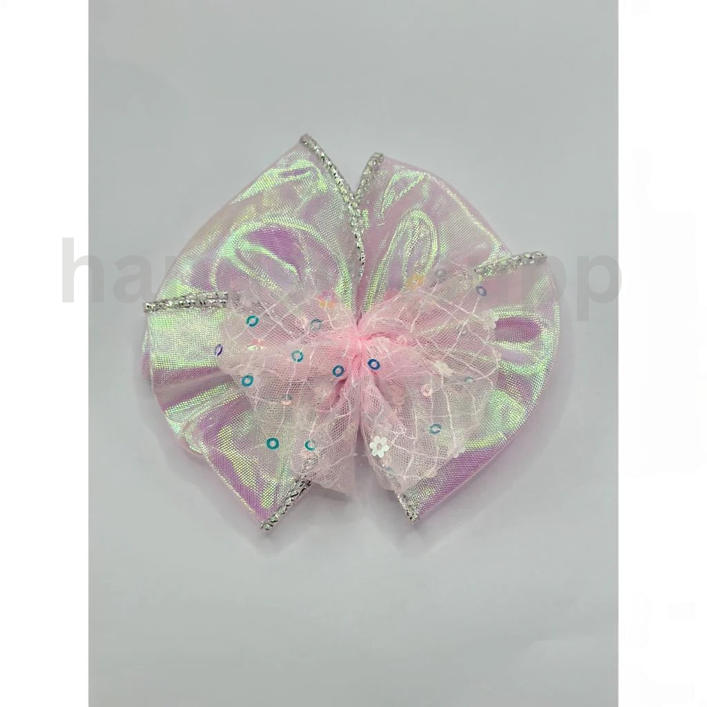 Kuromi Character Shiny Fabric Lace Bowknot DIY Accessories Acrylic Beads