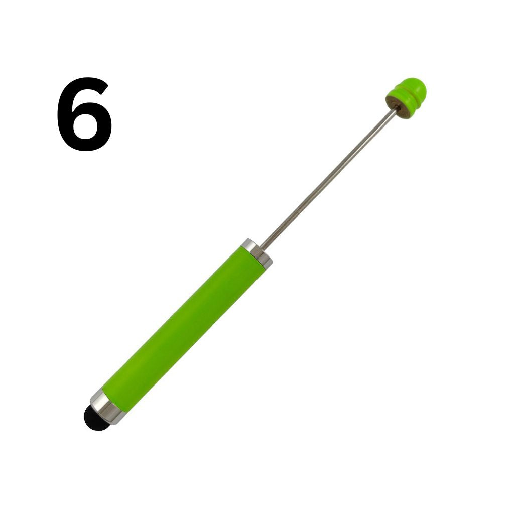 Metal Beadable Stylus Pens with Printed and Solid Colors for Touch Screen Devices