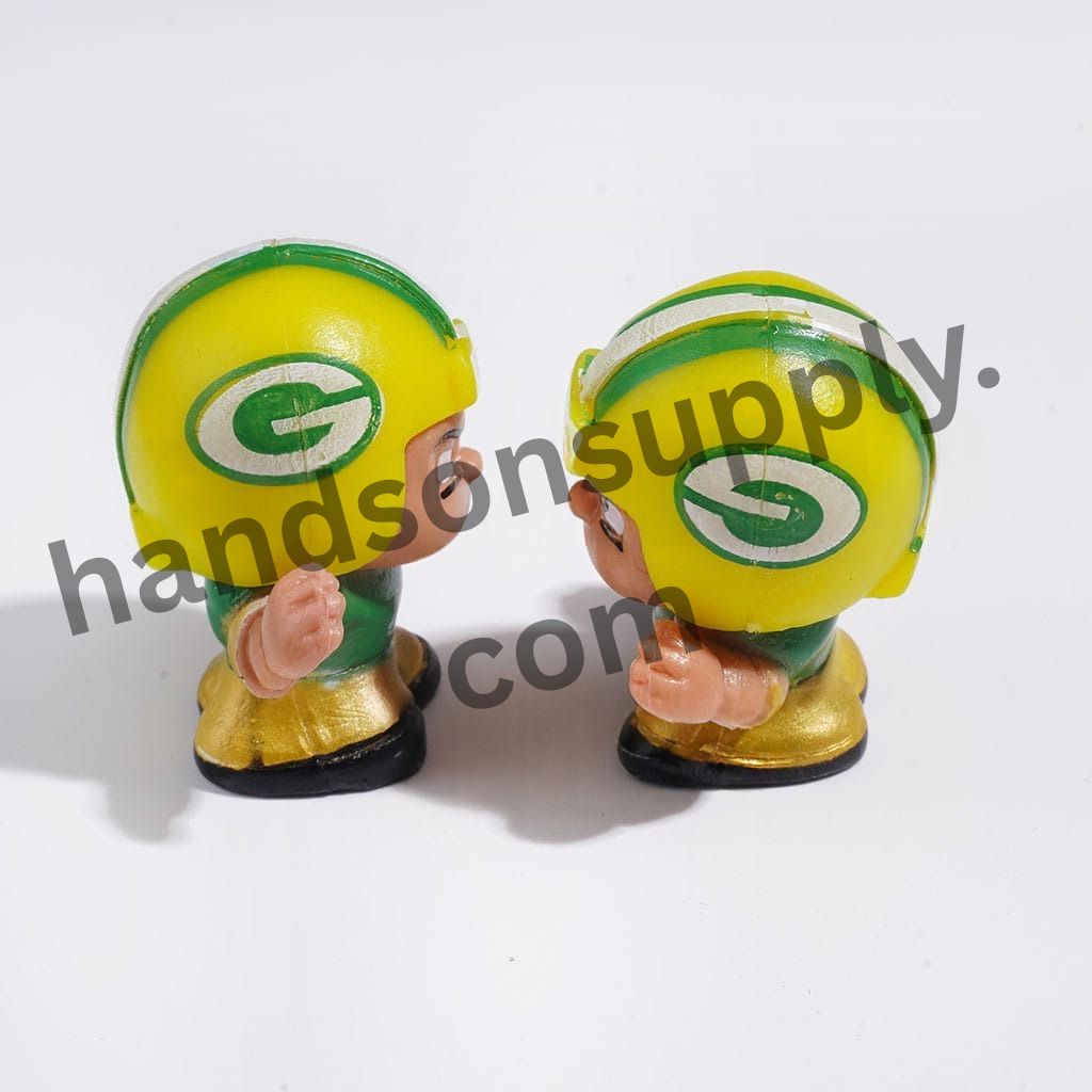 Sports American Football Acrylic Player Character Figurine for Pen Topper or Beads, Multi-Color Random Mix (Please Read Description)