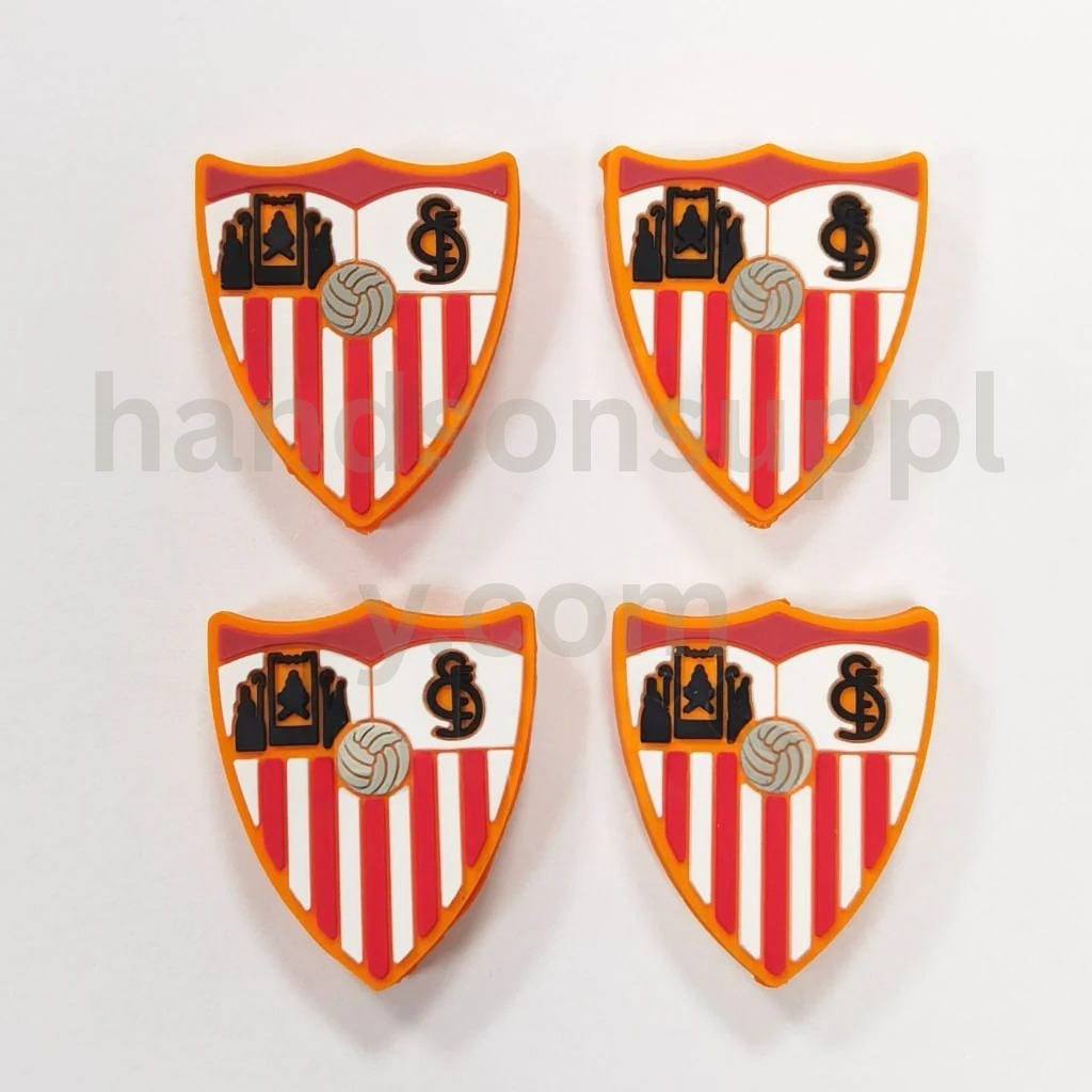 Spain Sevill Soccer Club Sports Silicone Focal Beads Football Theme