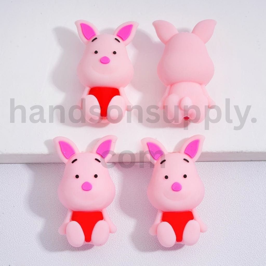 Cute Disney Cartoon Characters Mickey, Minnie Mouse, Donald Duck, Piglet & Winnie the Pooh 3D Silicone Focal Beads