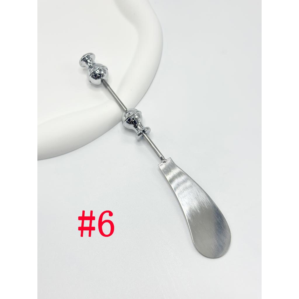 Beadable Envelope Opener, Corkscrew Bottle Opener, Cheese Butter Knife, Dessert Spoon, Fork, Teaspoon, Grill Utensils