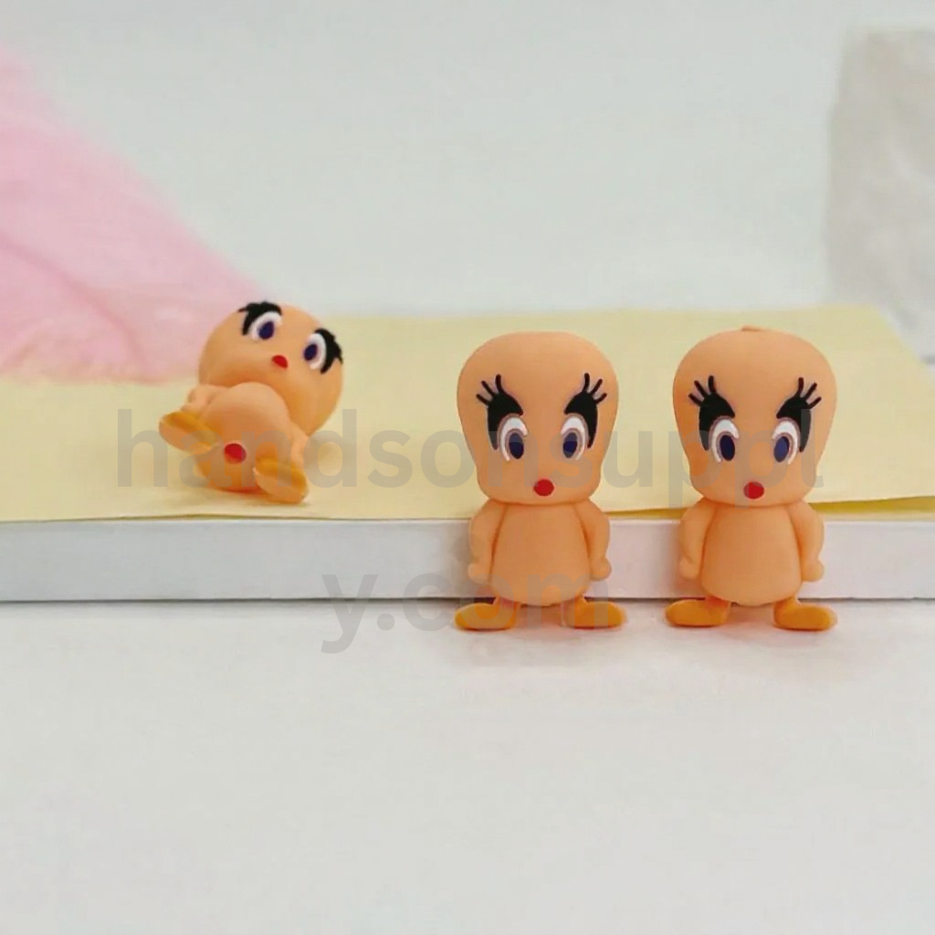 Tweety Bird 3D Cute Vivid Cartoon Silicone Focal Beads