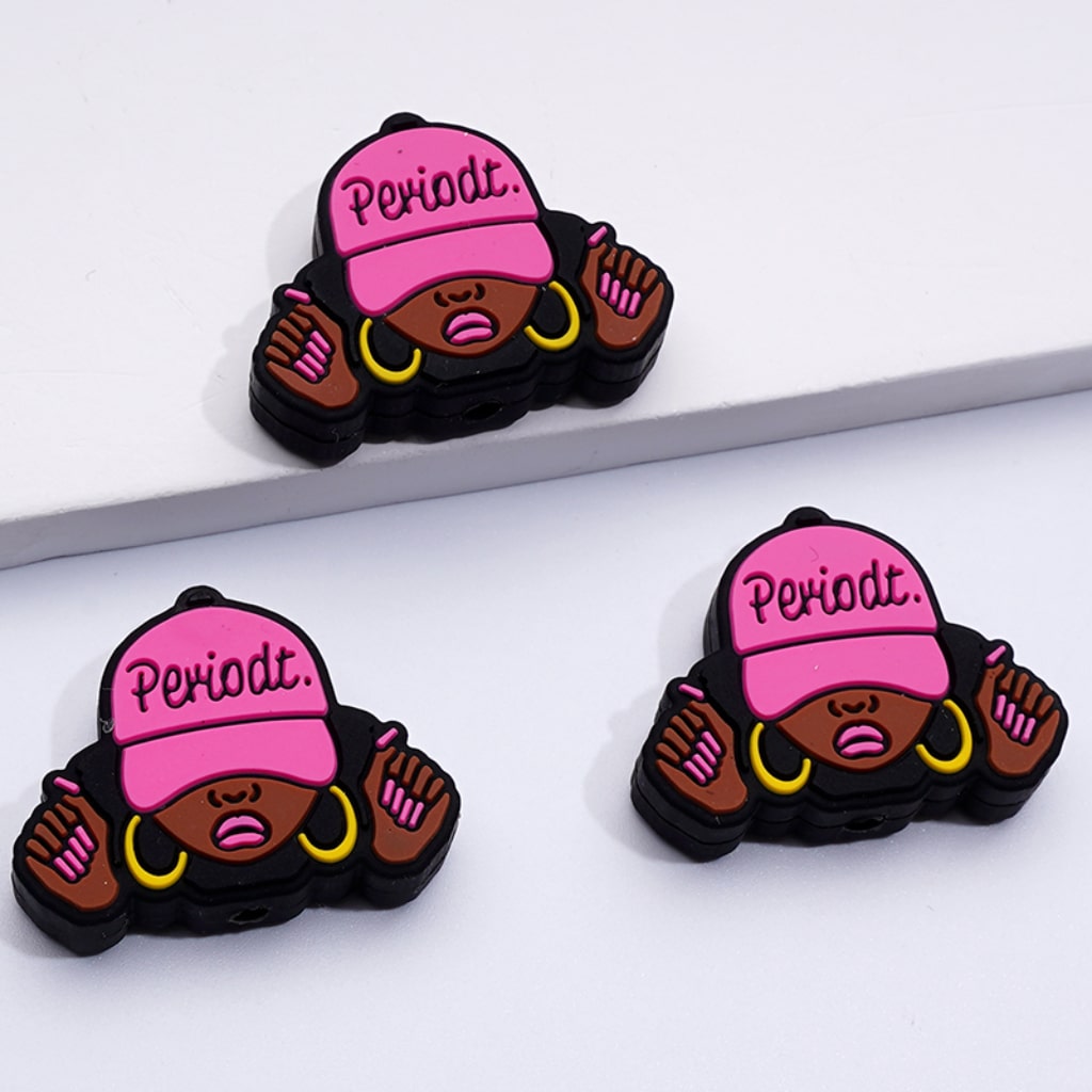 365 Days Black History Liberation Juneteenth Day Silicone Focal Beads