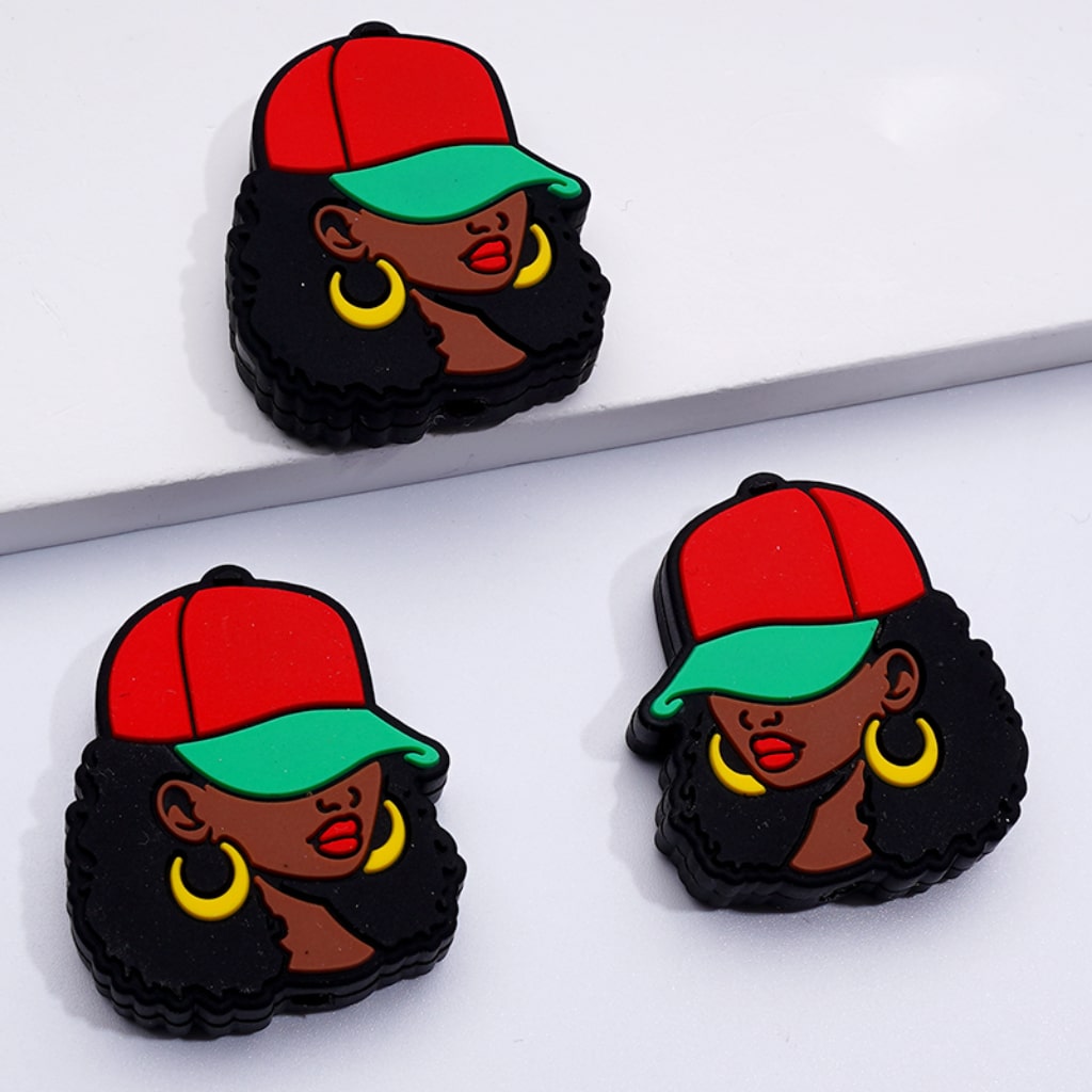 365 Days Black History Liberation Juneteenth Day Silicone Focal Beads
