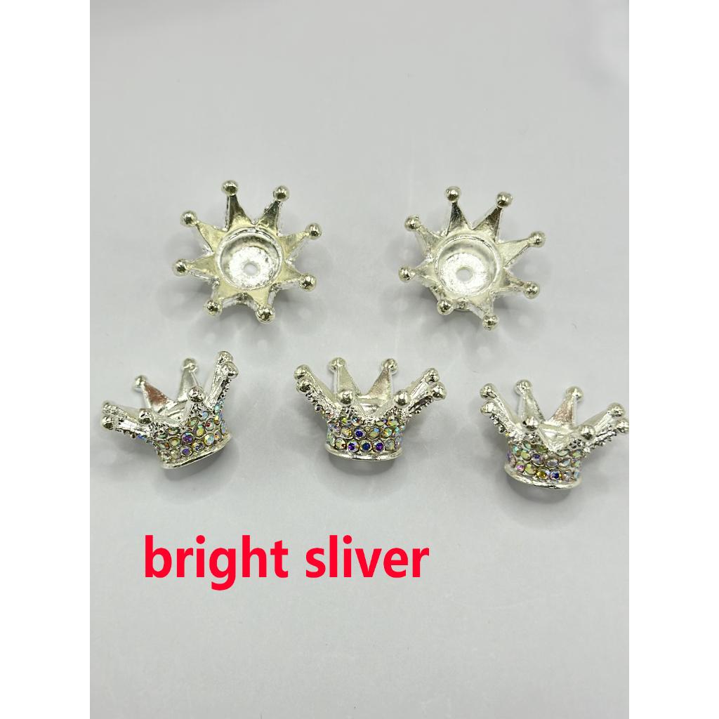 Sparkling Crown Bling Bling Spacers for Beads