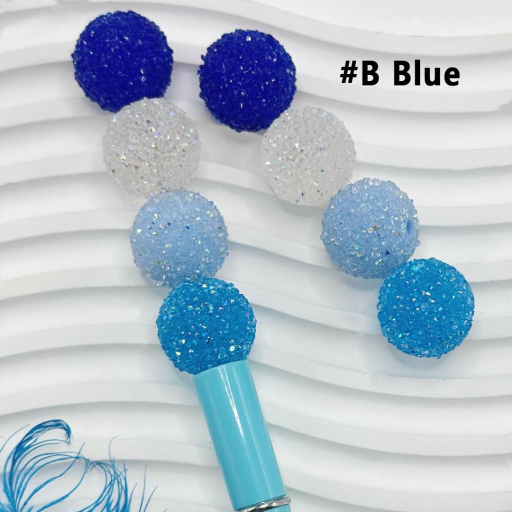 7 Color Series and 28 Single Colors Mix Round Sugar Beads, 20MM