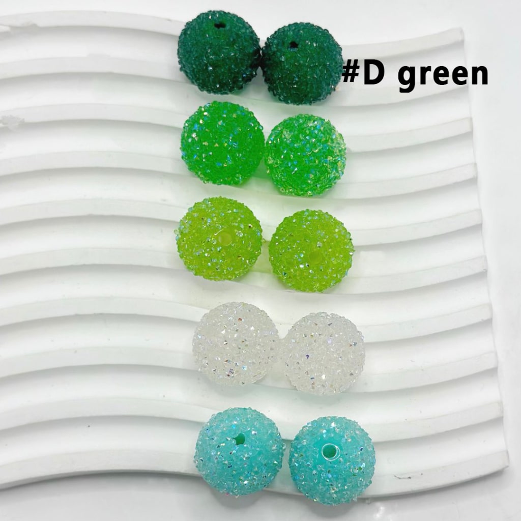 7 Color Series and 28 Single Colors Mix Round Sugar Beads, 20MM