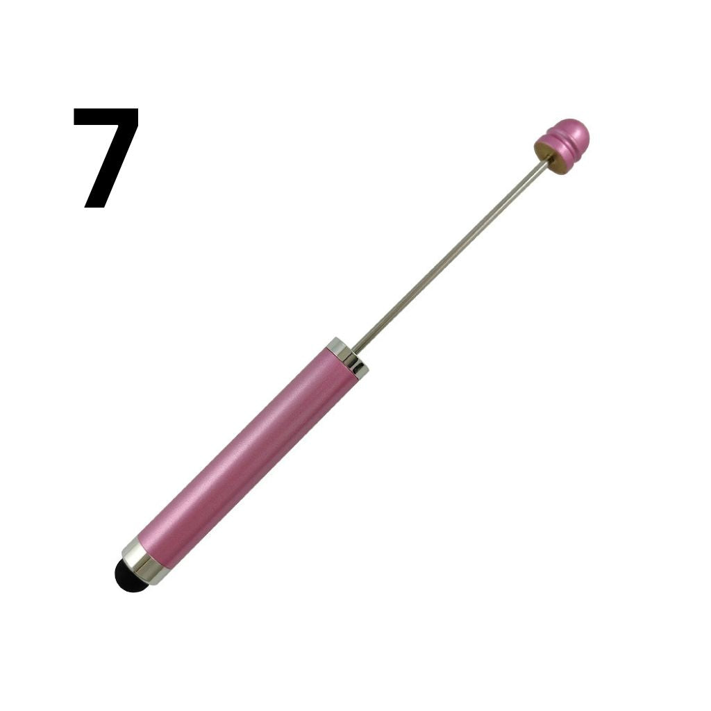 Metal Beadable Stylus Pens with Printed and Solid Colors for Touch Screen Devices