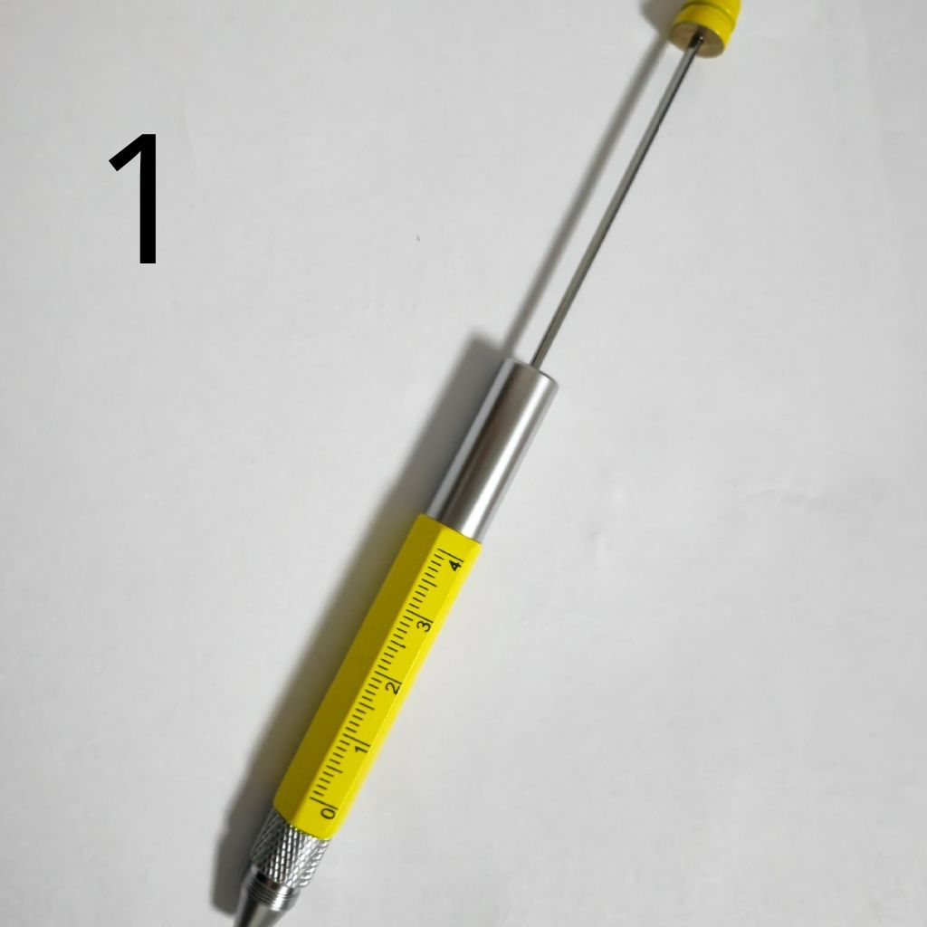 Multifunction Screwdriver Pens with Ruler and Metal Beadable Pens