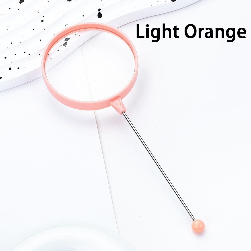 DIY Beadable Decoration Frame Magnifying Glass in Solid Color 164MM