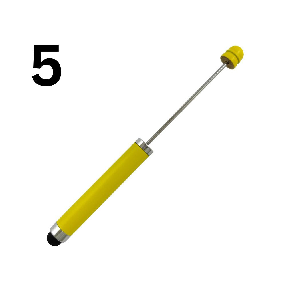 Metal Beadable Stylus Pens with Printed and Solid Colors for Touch Screen Devices