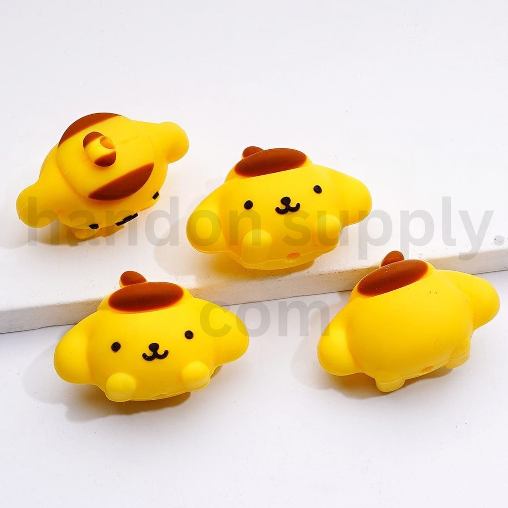 3D Sanri Character Silicone Focal Beads Assorted Styles Keroppi, Kuromi, Kitty & More