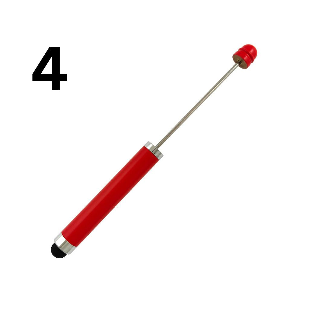 Metal Beadable Stylus Pens with Printed and Solid Colors for Touch Screen Devices
