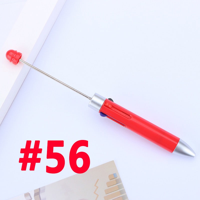 Beaded Multicolor Pens with Four Inks and Colorful pens Refills