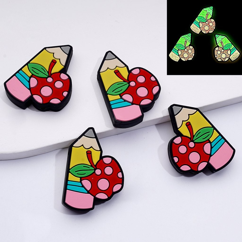 Bright & Adorable Red Apple Pencils – Perfect for Teachers & Students