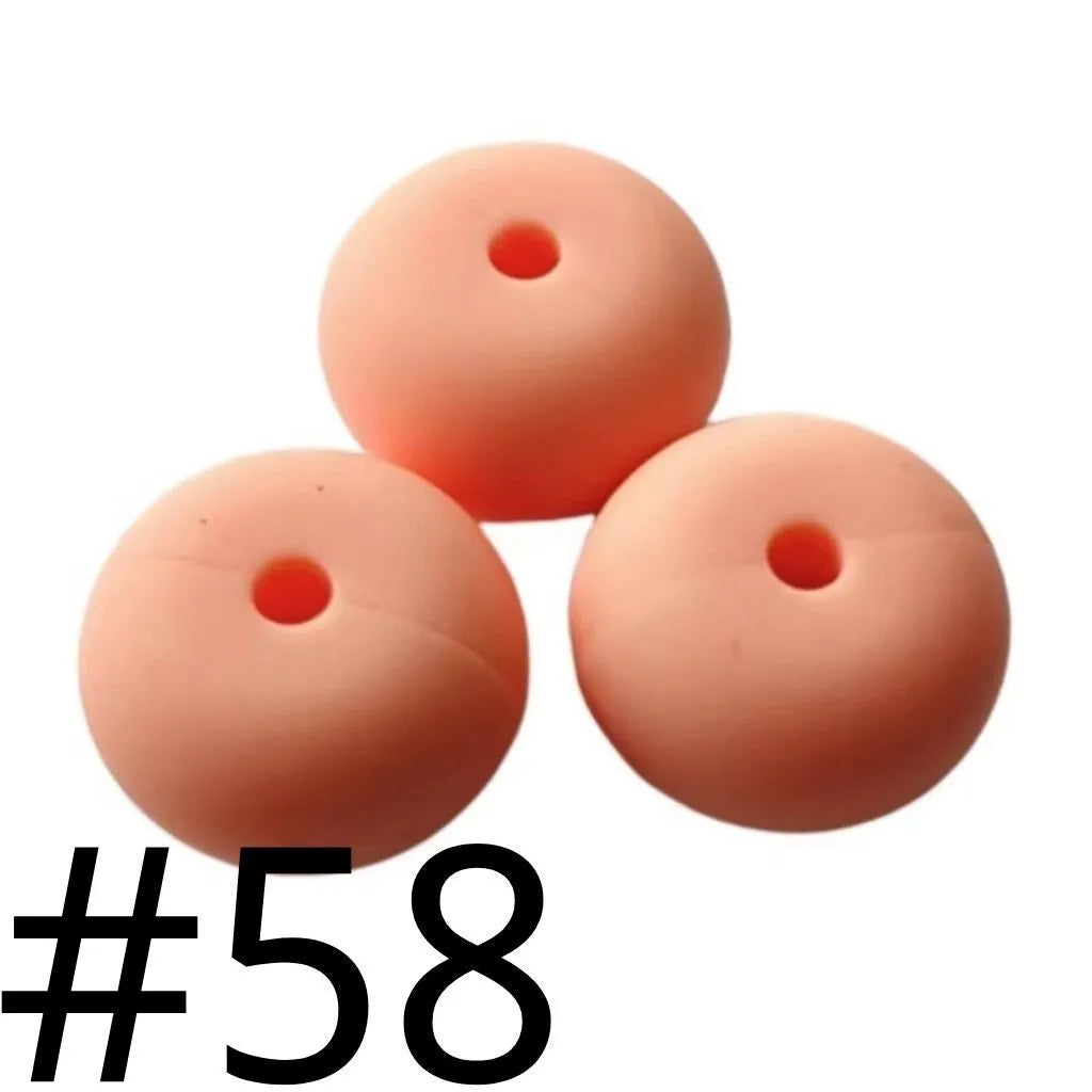 Wheel Beads Abacus Silicone Beads