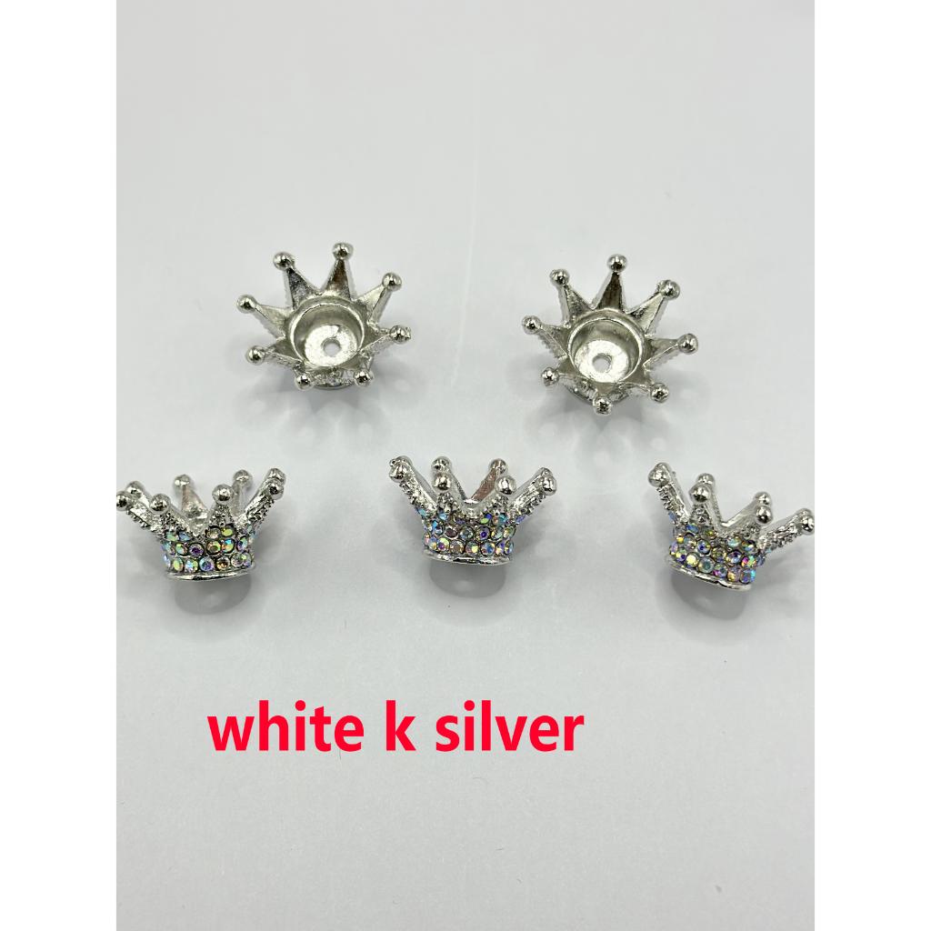 Sparkling Crown Bling Bling Spacers for Beads