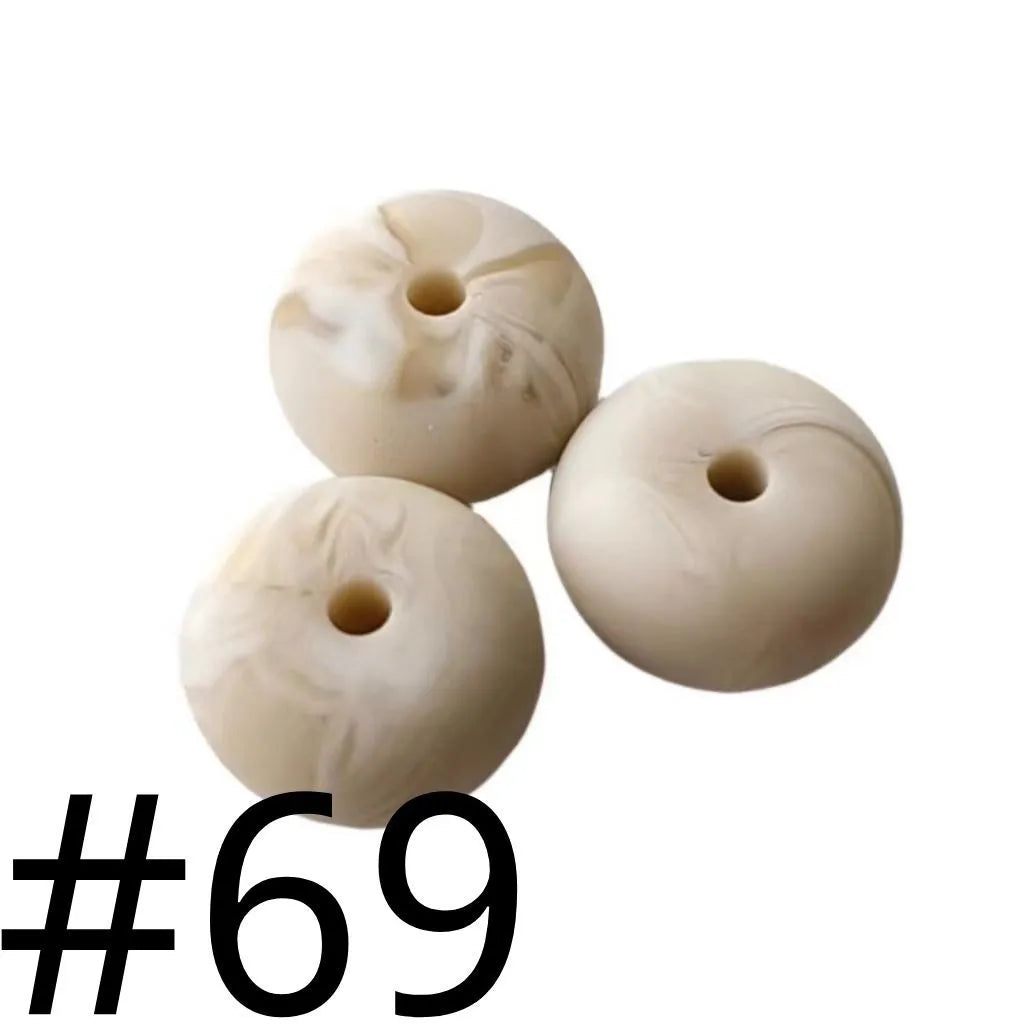 Wheel Beads Abacus Silicone Beads