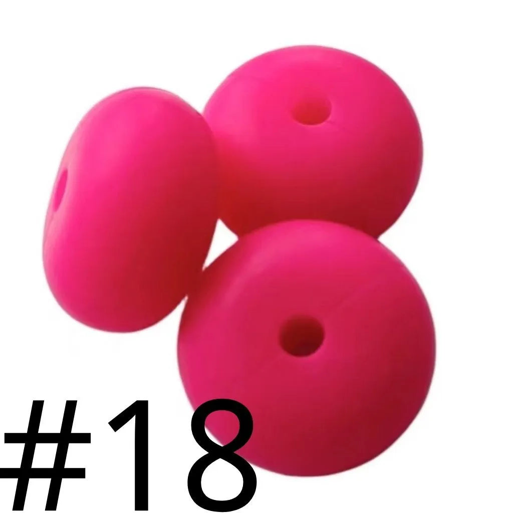 Wheel Beads Abacus Silicone Beads