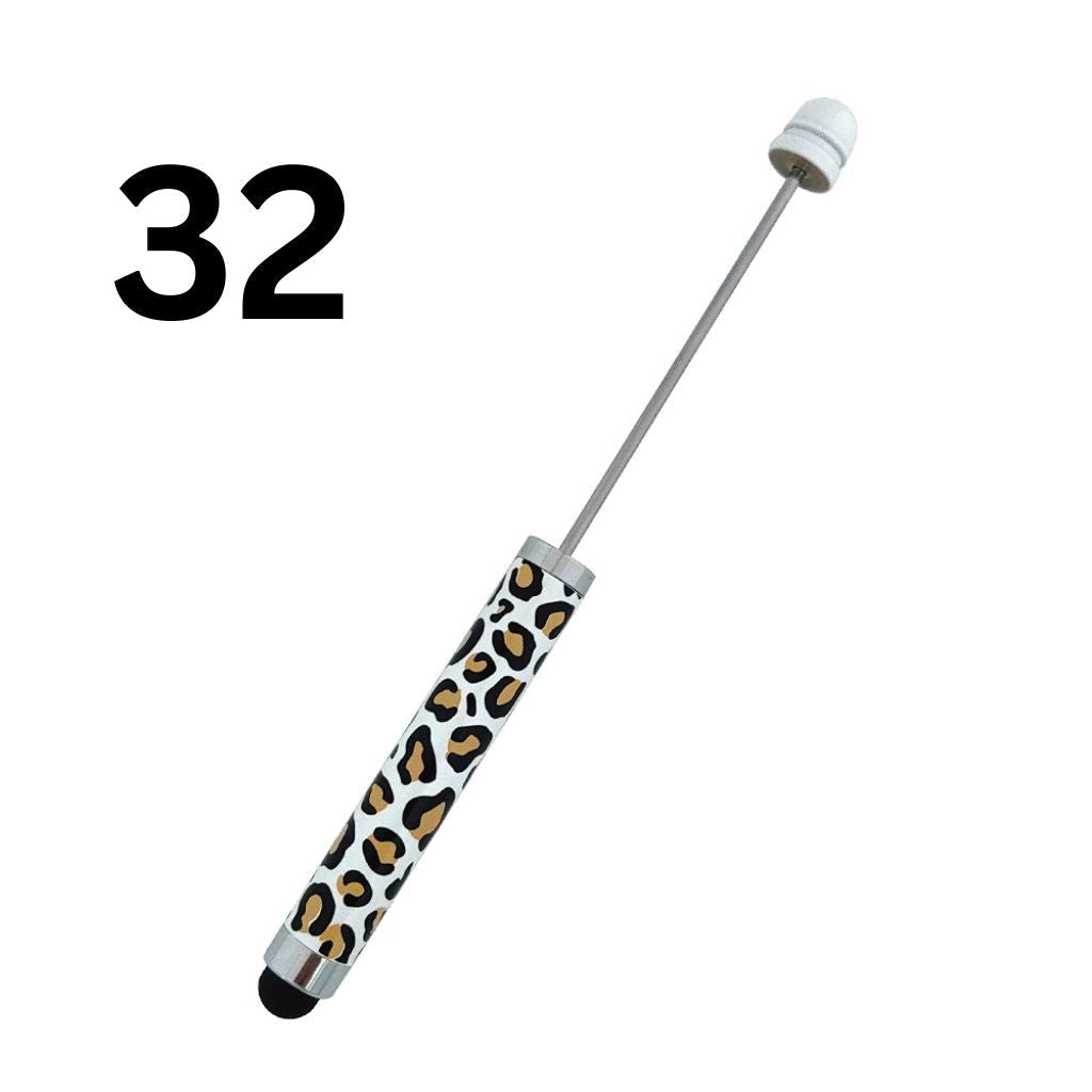 Metal Beadable Stylus Pens with Printed and Solid Colors for Touch Screen Devices