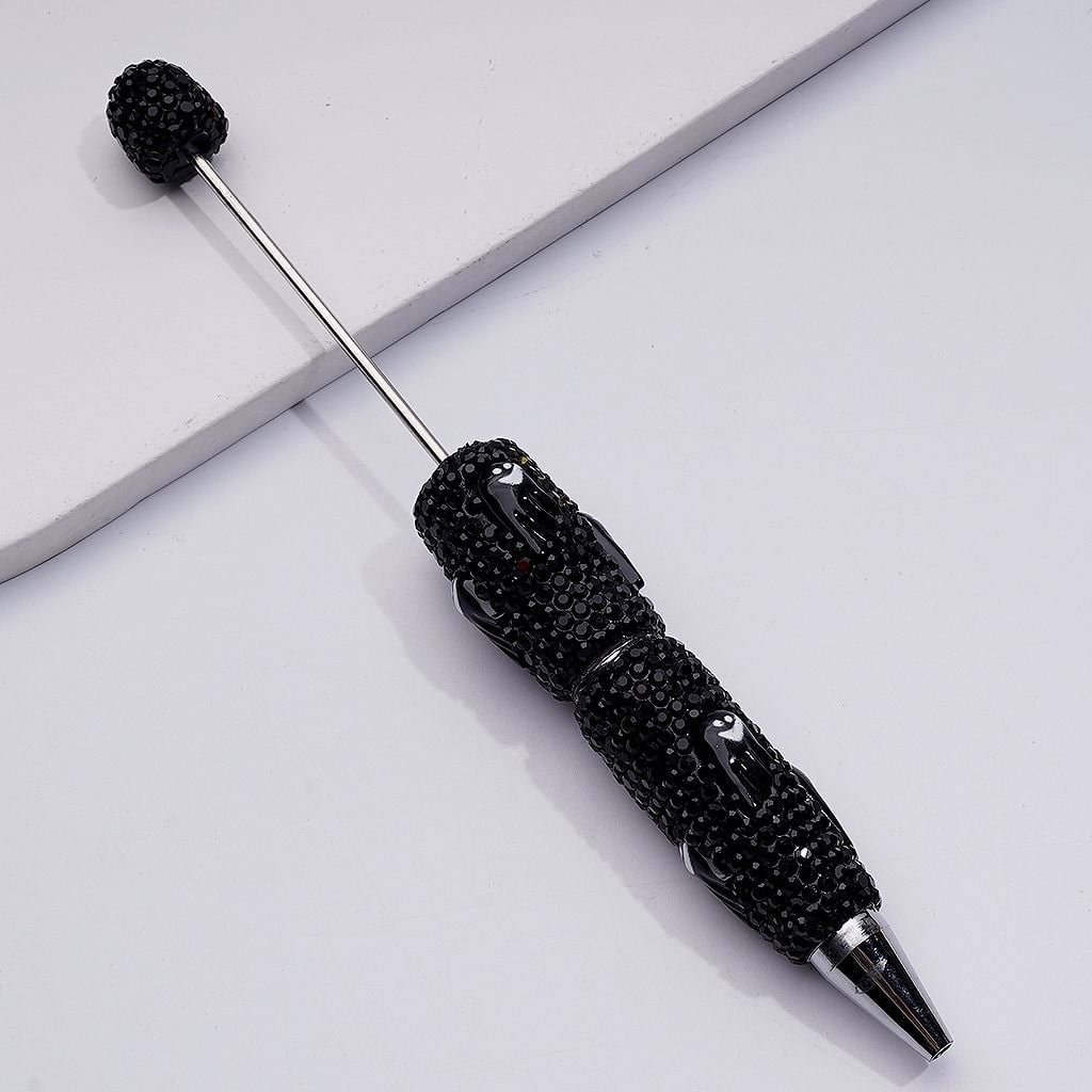 Ghost Pumpkin Clown Halloween Series Black Rhinestones Beadable Clay Pens
