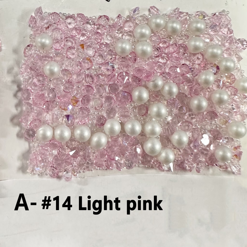 Wraps Tapes with White Pearls Cone Shape DIY Bling Bling Rhinestones for Pen, Around 40*28MM, 78pcs in 1 Sheet, Please Read the Description