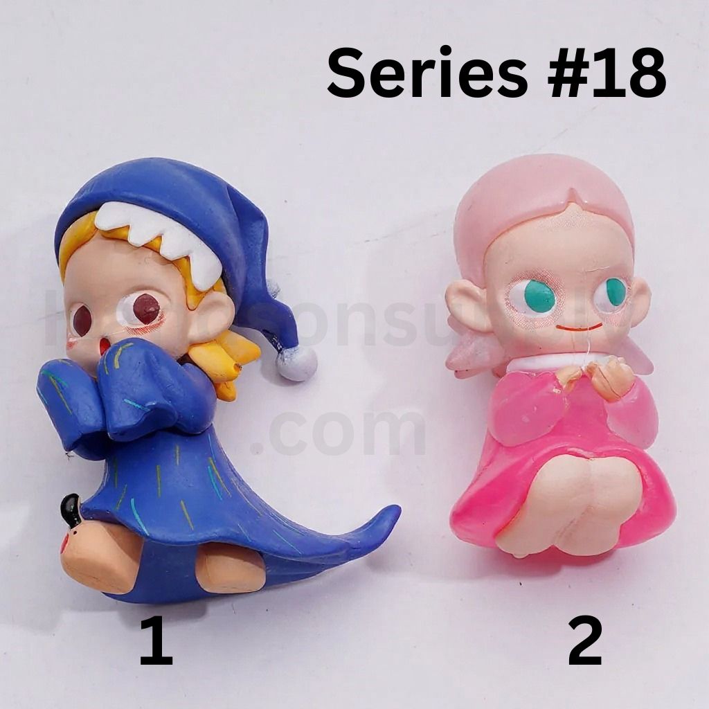 Cute Pop Mar Baby Moll Zsig Series Blind Box Figures Jewelry Accessories (No Hole)