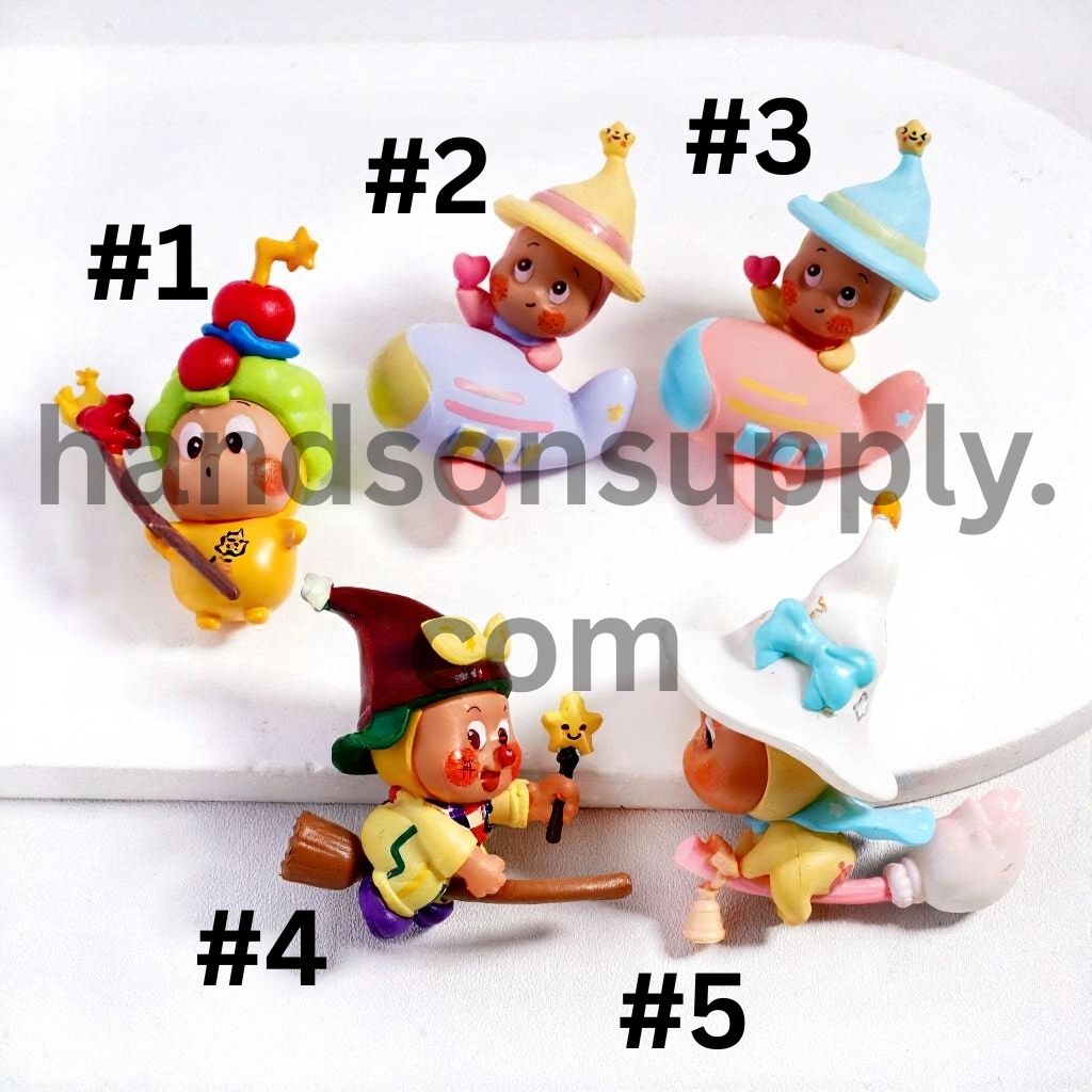 Cute Baby Star Characters Plane & Broomstick Series Acrylic Figures Jewelry Accessories (Please Read Description)