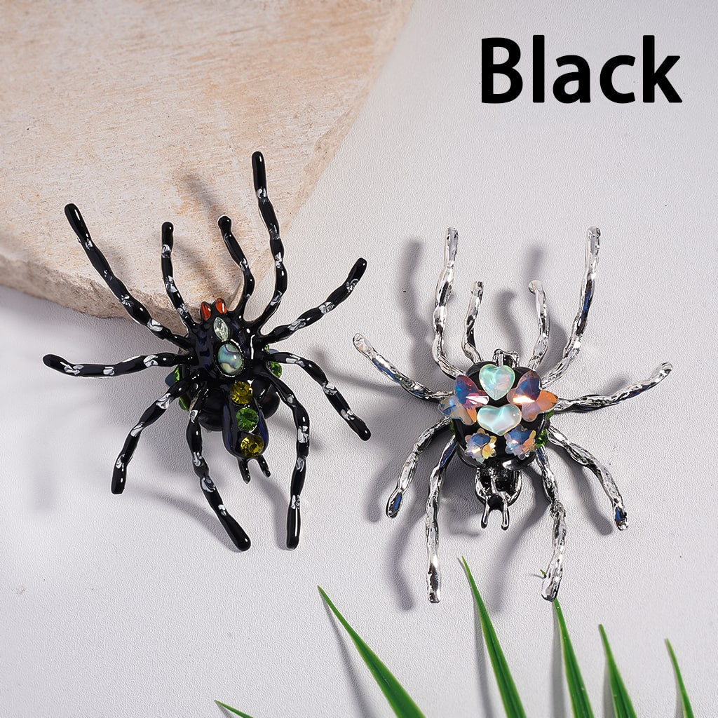 Fancy Alloy Spider Horror Skeleton Skull with Rhinestones, Chains & Shiny Hearts Butterflies Stars Snowflakes Clay Bead Random Mix
