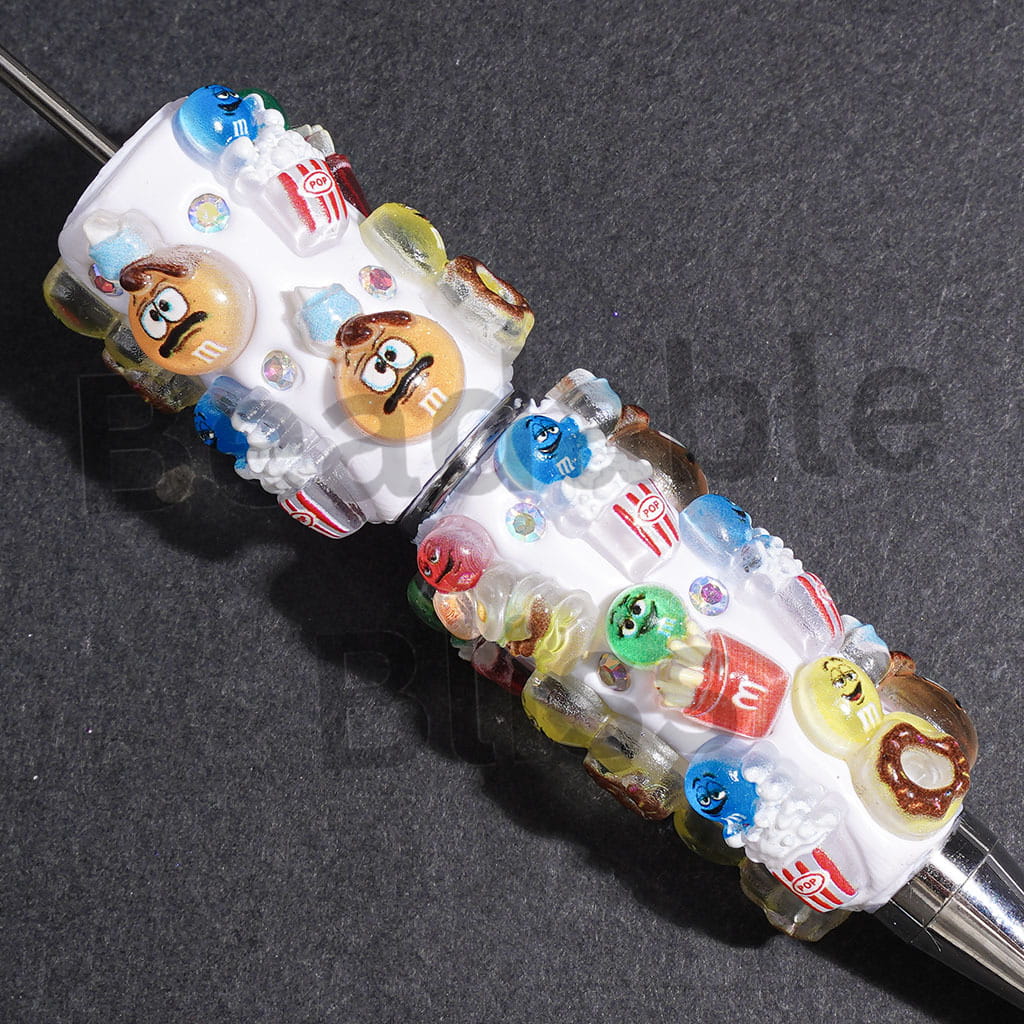 Candy French Fries Doughnuts Ice Cream Hamburgers Series Beadable Clay Pens
