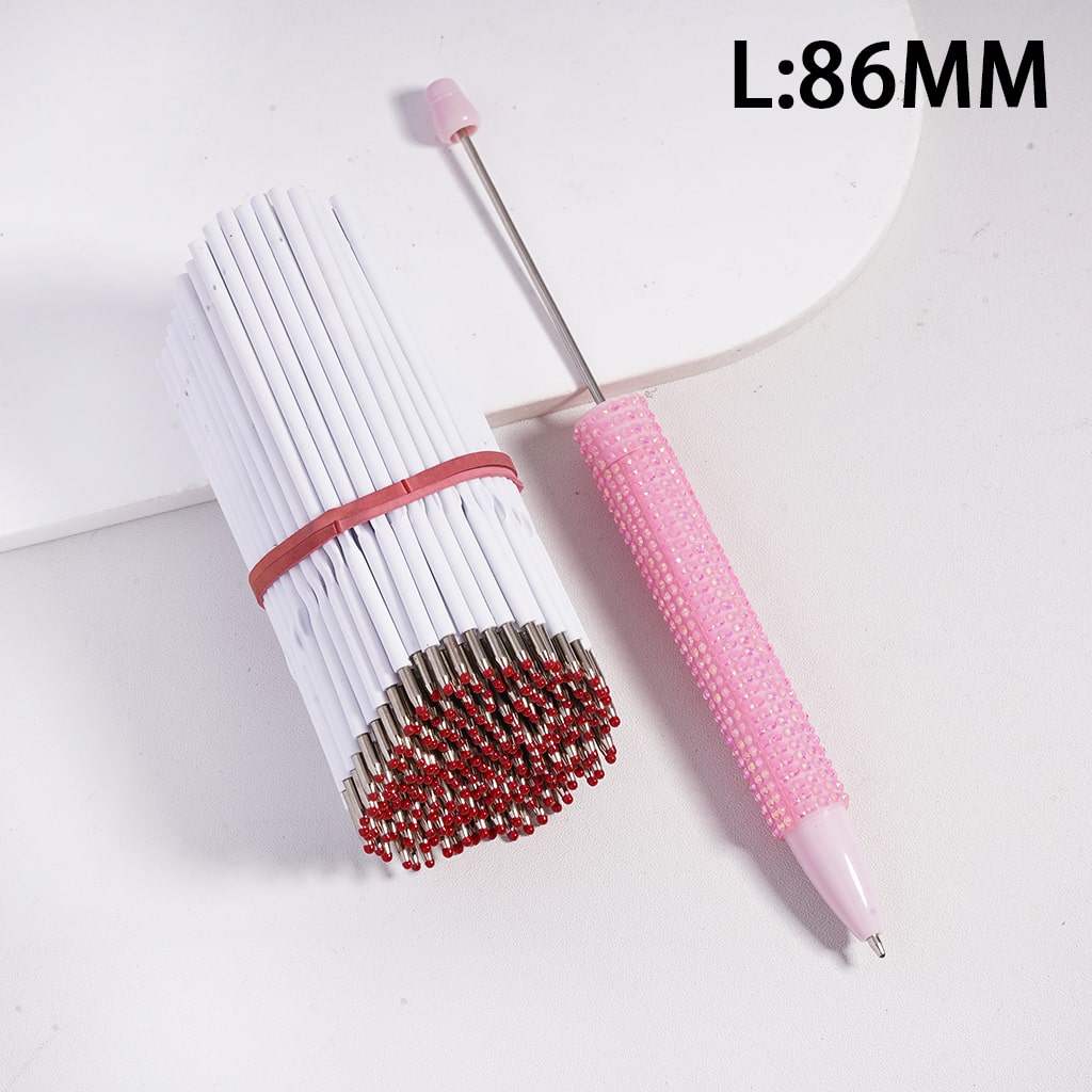 Beadable Pen Black Ink Refill 86MM Length (Please Read Description)