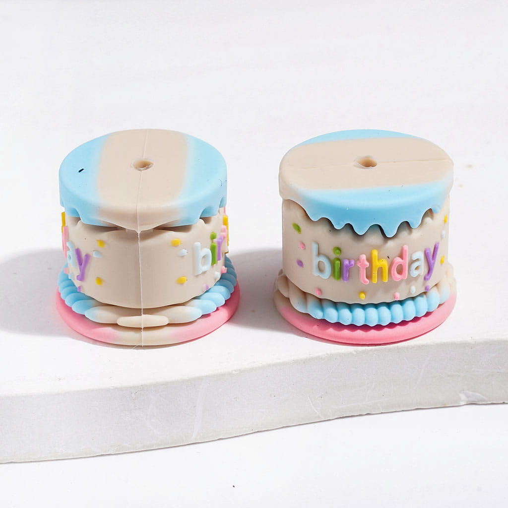 3D Birthday Theme Series Focal Beads